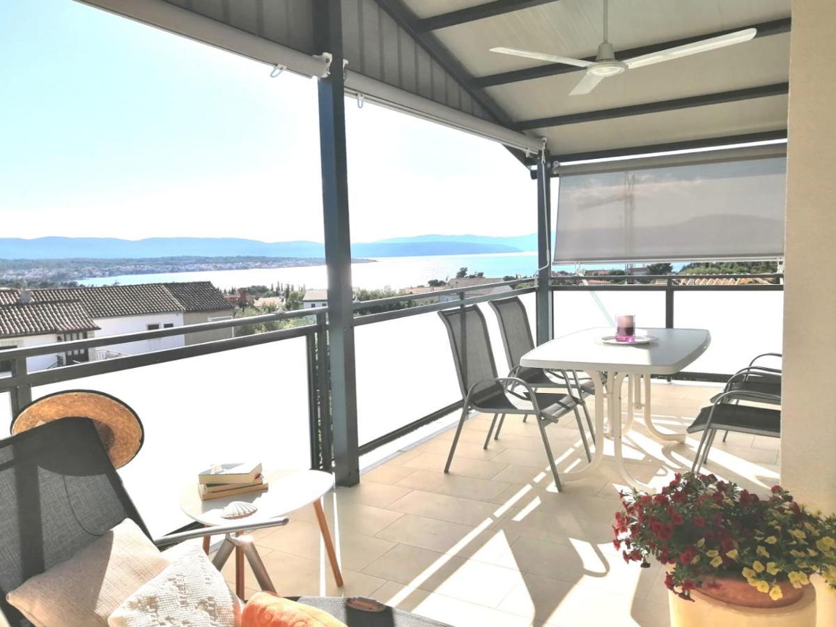 Lovely Sea View House In Malinska Island Krk Luaran gambar