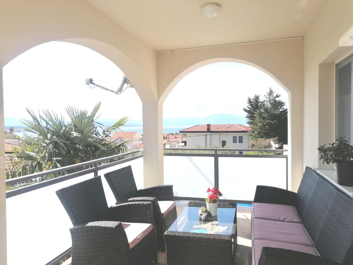 Lovely Sea View House In Malinska Island Krk Luaran gambar